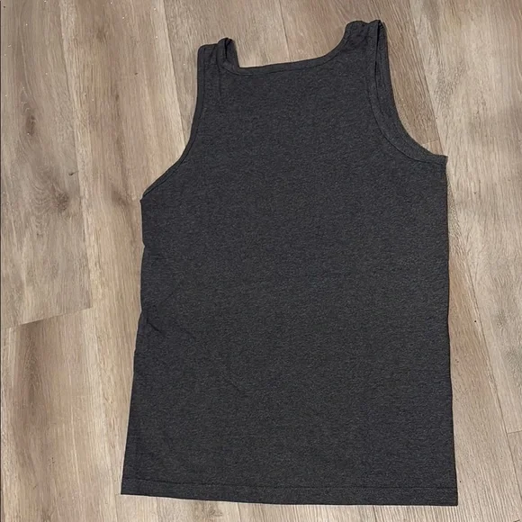 Diamond Supply Co. Gray Tank Top with Blue Floral Design - Picture 3 of 3